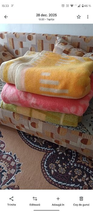 Vînd påturi lînă