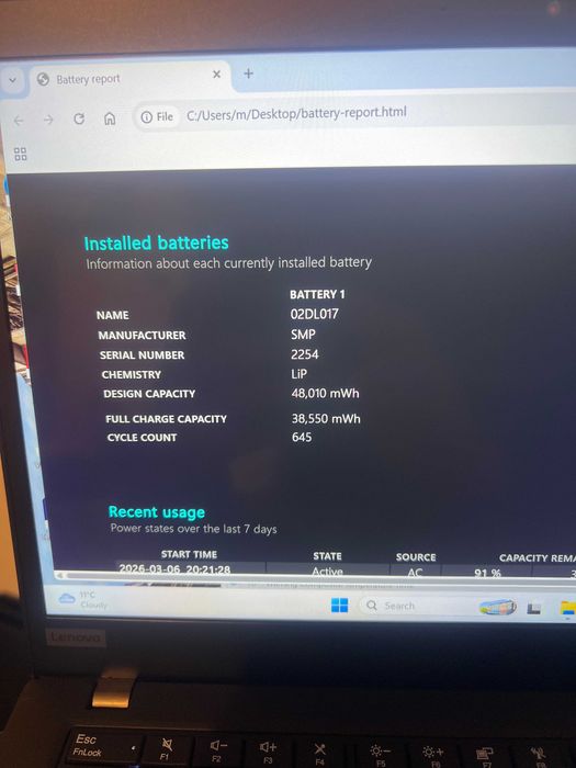 Lenovo ThinkPad X390 i5-8365U 16GB RAM 256GB SSD Touch Screen Бизнес Лаптоп !