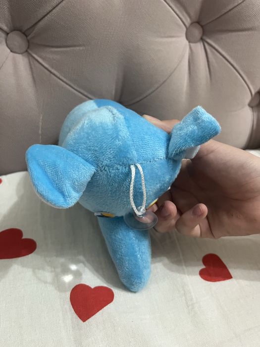 Мякгая игрушка синий слоник