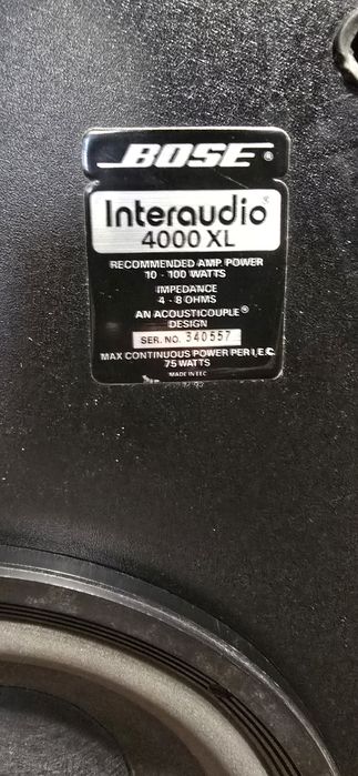 Boxe Bose Interaudio 4000XL