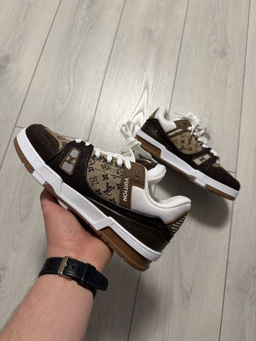 Adidasi Barbati Louis Vuitton Trainer Maro!