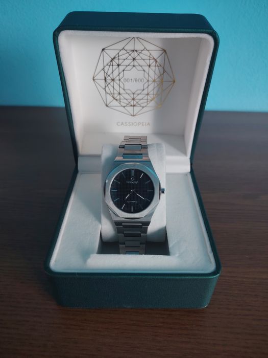 Stemata Watch Cassiopeia Nox Caelo Grey – Ediție Limitată (600 buc.) | Sticlă Safir | Mecanism Elvețian