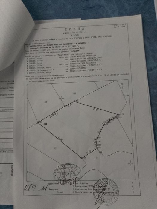 Продавам парцели с обща квадратура 12 250 кв.м