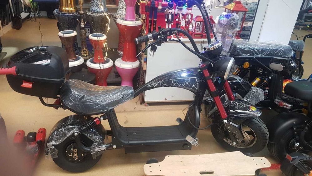 Scuter Electric, SHANSU CHOPPER, 20A, 60 V, 1500W, FARA PERMIS -16 ANI