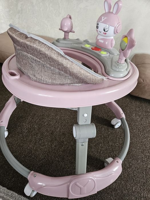 Ходунок детский розовый