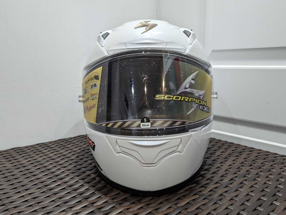 Casca moto Scorpion Exo 2000 Evo Air, marime S - cu viziera fumurie