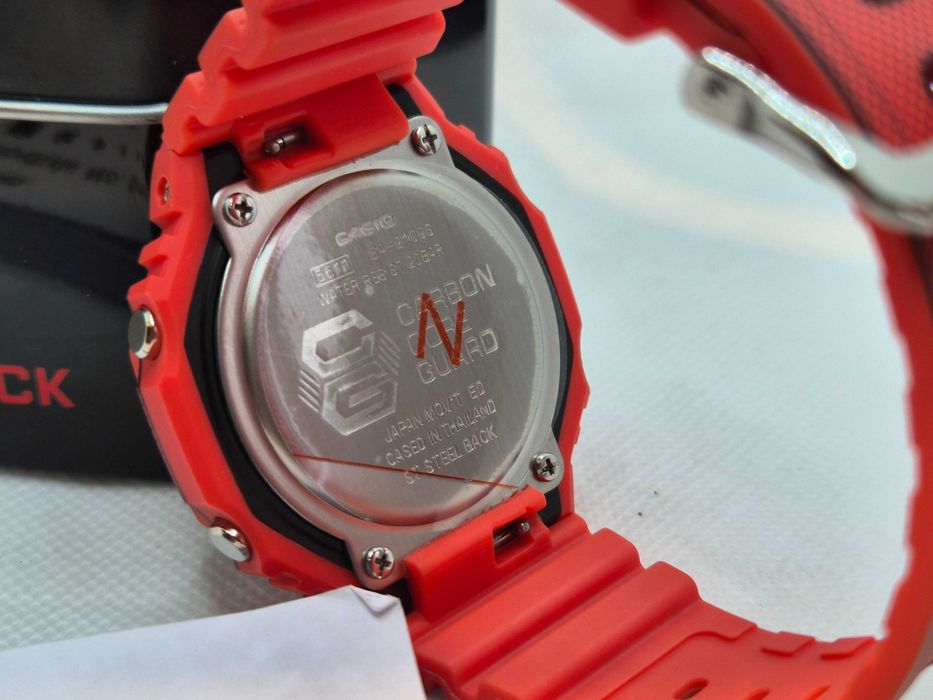 Ceas Sport Barbati,Unisex Casio g shock Manga THEME GA2100 MNG. RED, Nou,Garantie 2 ani