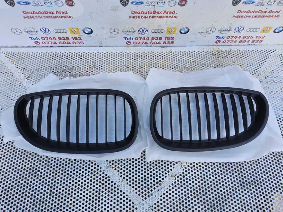 Grile capota BMW E60 an 2003-2009 grile nări capota negru mat BMW seria 5 e60