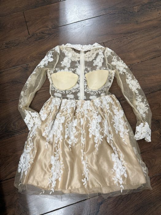 Нова рокля, коктейлна рокля от дантела, M