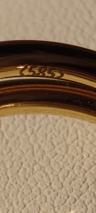 Золотое кольцо CARTIER  гвоздь,Турецкая изделия, проба585 вес 3,49 гр