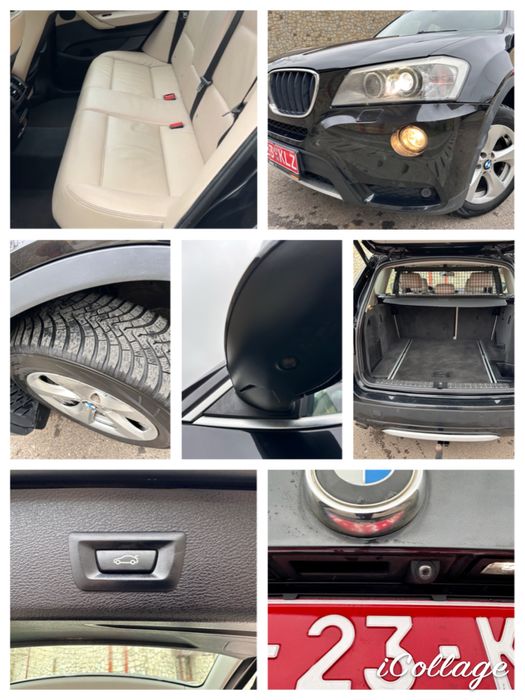 BMW X3 F25 2.0D Xdrive 4x4 Automat Camere 360 Xenon Piele