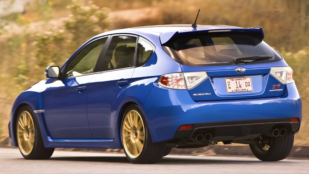 Спойлер верхний STI Subaru Impreza GH