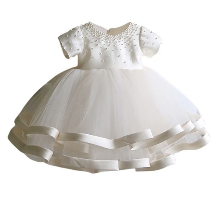 Платье белое для девочки