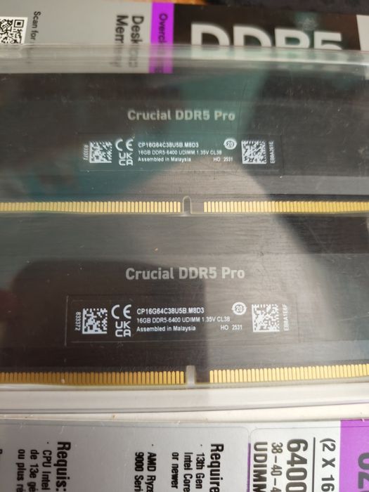 Crucial DDR5 PRO 2x16 6400 MT/s