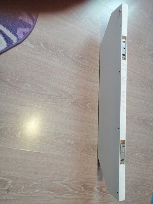 Polita oglinda baie, lemn MDF, dimensiuni 80cm lungime x 3cm grosime