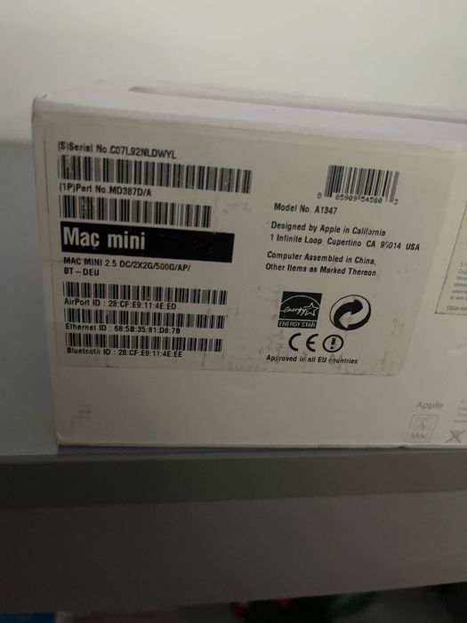 Mac mini 500gb tastatura si maus