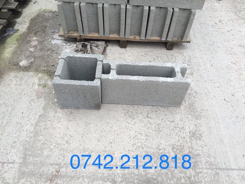 Boltari din beton cu latime de 10 cm x22h x50 Lungime