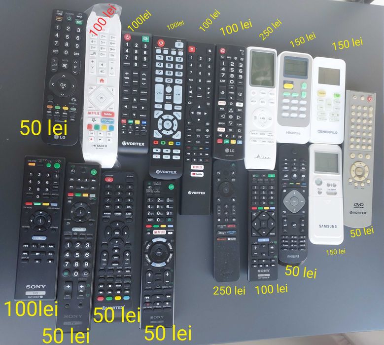 Telecomanda Sony Lg Vortex Hisense Samsung Philips Utok EverestHitachi