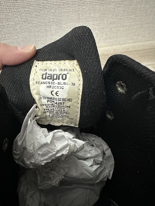 Safety Ботинки СИЗ, размер 39, бренд Dapro