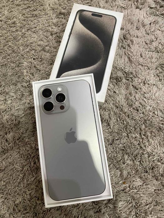 iPhone 15 Pro max (Natural Titanium) – С ГАРАНЦИЯ