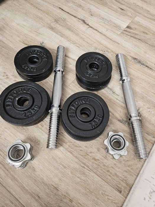 Set gantere reglabile 7.5 kg fiecare (15 kg)