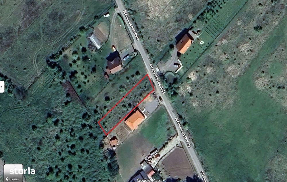 Teren intravilan, 838 mp, str. Bartok Bela