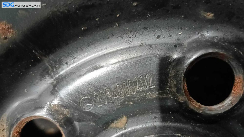 Roata Janta Rezerva Slim T 125 90 16 R16 3.50Bx16H2 ET17 Mercedes Clasa C Class W203 2001 - 2007 Cod 2094000402 [M9390]