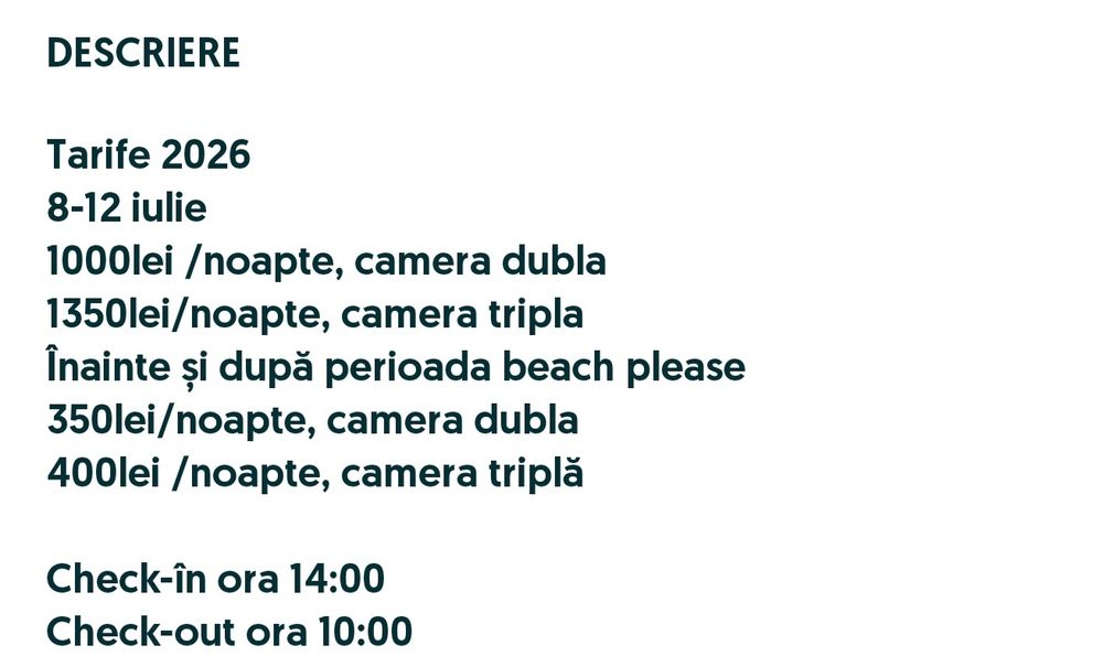 Cazare Costinesti  Daria WAVE