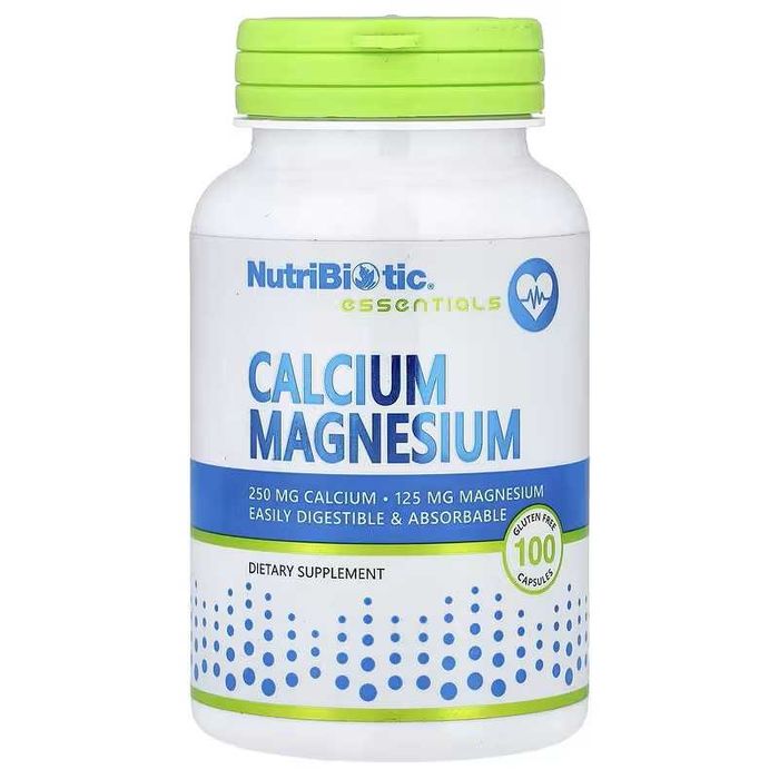 NutriBiotic Calcium Magnesium кальций магний kalsiy калций магний