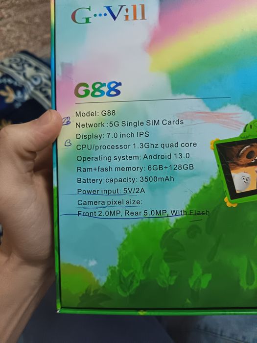 Plashent G88 Kids Tablet