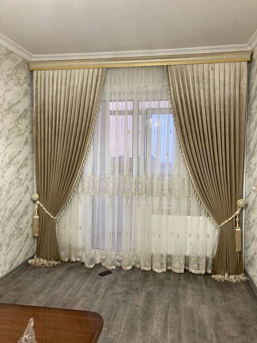 Тайёр тикилган парда (янги ишлатилмаган)