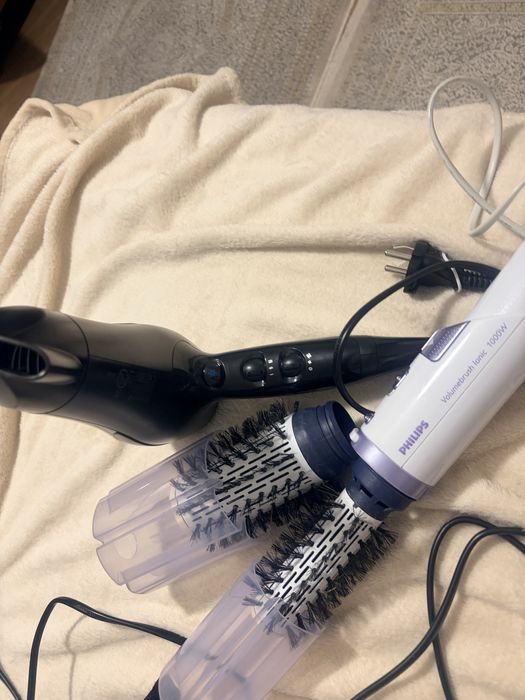 Perie rotativa philips pe vaza de ioni de argint si feon Remington  cu trei setari de temperatura Nou