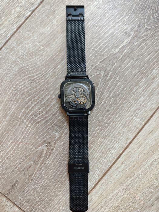 CIGA Design Series C Skeleton Automatic – Механичен часовник, Сапфирено стъкло + кожена и метална каишка