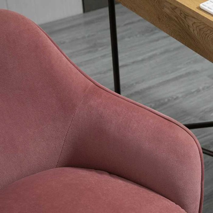 Офис стол Vinsetto с копчета, регулируема височина, функция люлеене