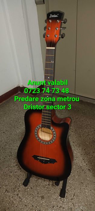 Chitara mare profesionala CADOUL PERFECT Chitara acustica corzi metal