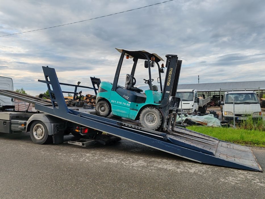 Transport stivuitoare, nacele , utilaje agricole, buldo, bobcat!