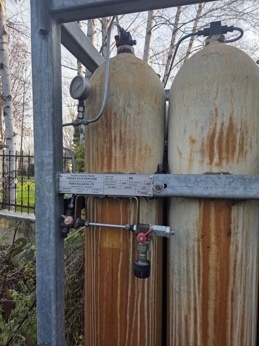 Метанови бутилки 9 броя