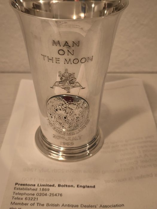 Сребърна чаша NASA Аполо 11