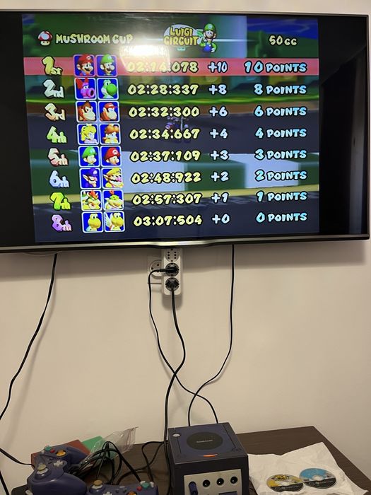 Joc nintendo cube + 3 jocuri