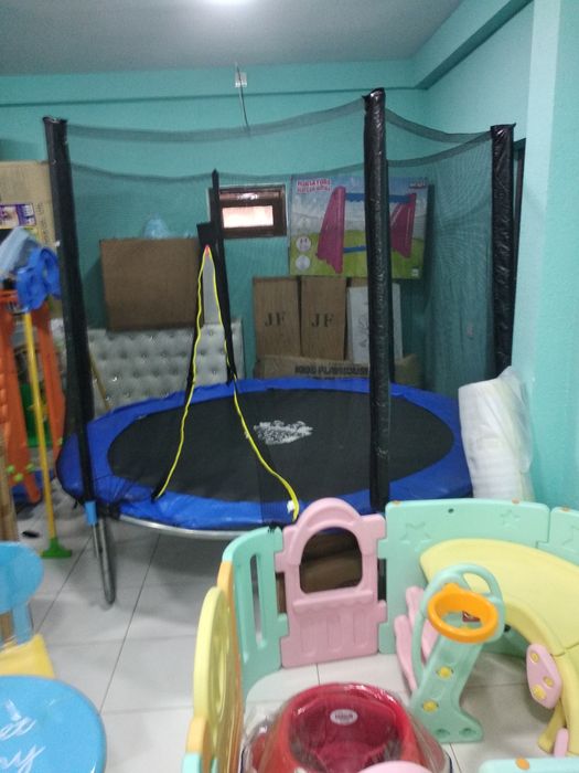 Батут каркасний оригиналная. D-1.8 м. Доставка и установка бесплатно