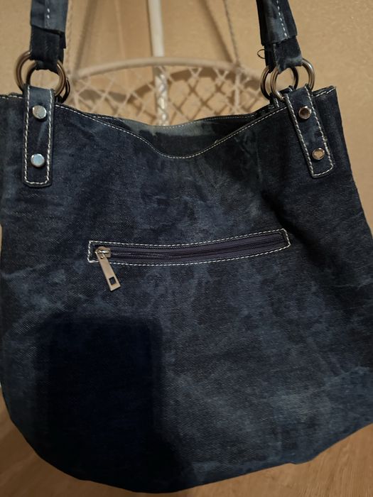 Сумка джинсовая