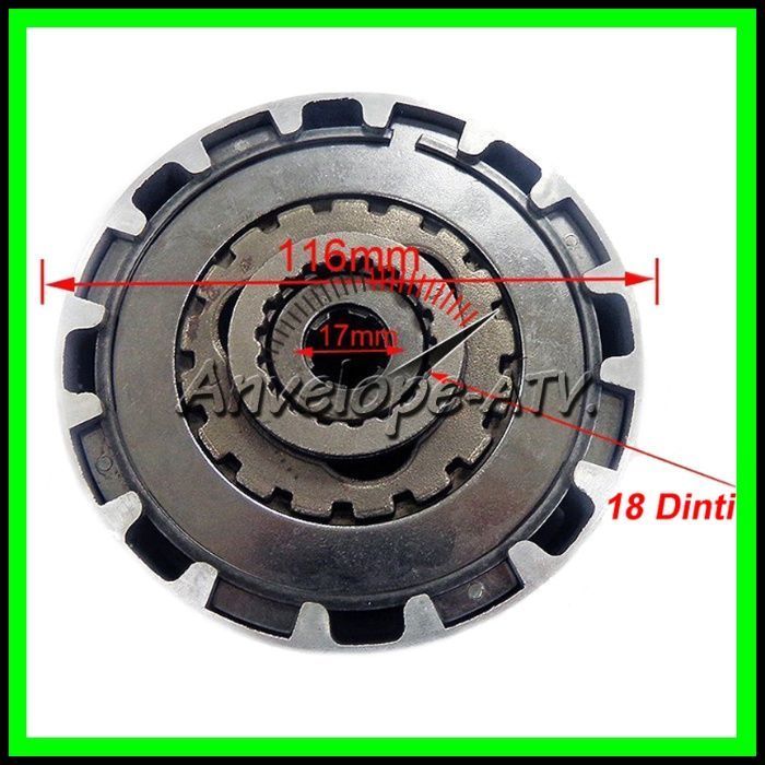 Ambreiaj Atv 125 110 107 70 50 Ambreiaj ATV 110cc 107cc - 18 Dinti