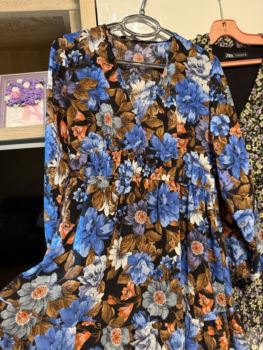 рокли Зара, червена рокля