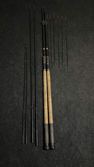 Set 2 Lansete Fedeer Maver Diamomd Extreme 3.90m/140g stare bună