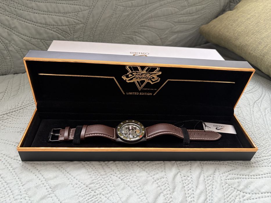 Seiko 5 Sports - Street Fighter Limited edition-  Guile