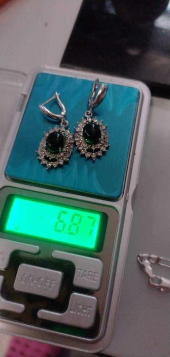 Сребърни Ретро обеци