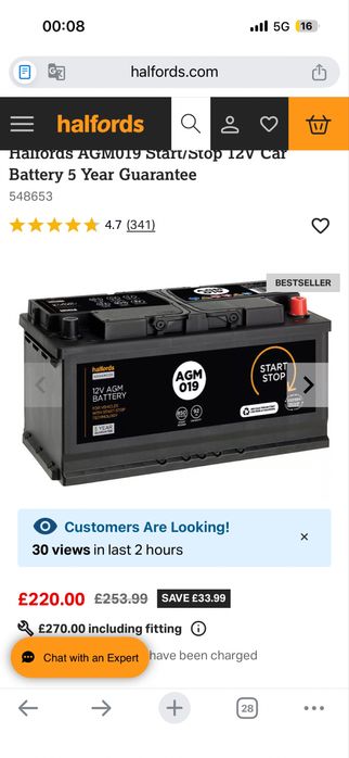 Baterie auto agm 95ah