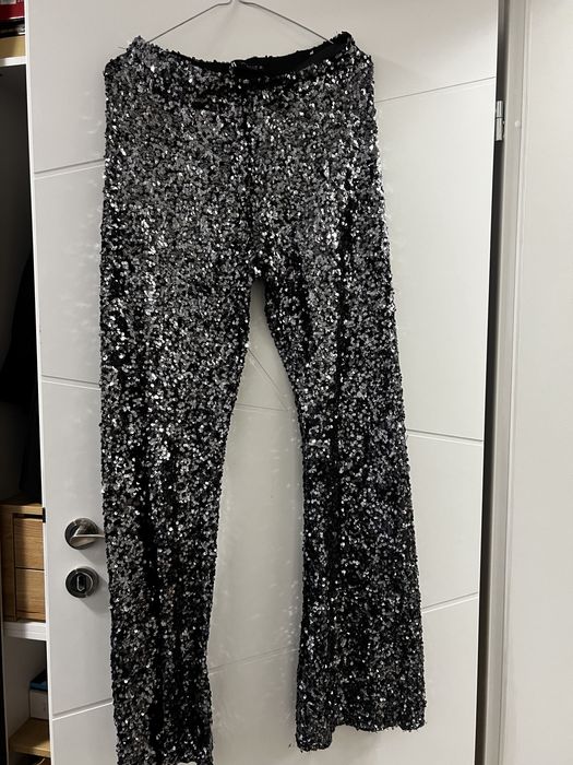 Панталон с пайети Zara