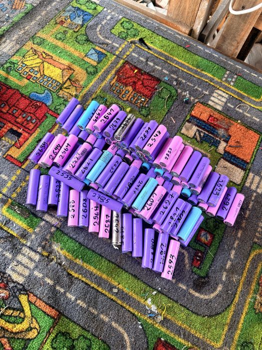 Celule 18650 , 2400-2700mah testate  , 3,5lei/buc