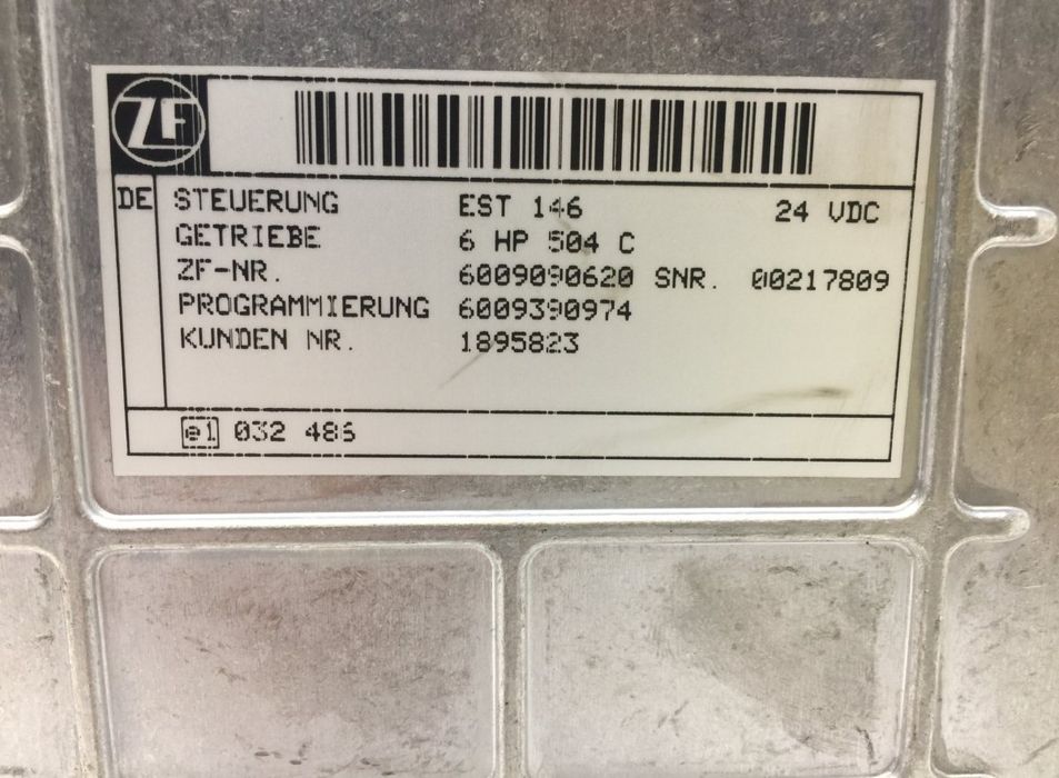 1895823 Unitatea de control a cutiei de viteze BOSCH ZF K-Series (2016-) SCANIA